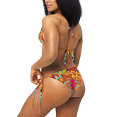Inela Triangle Tie Halter Bikini Set - Blissfully Brand